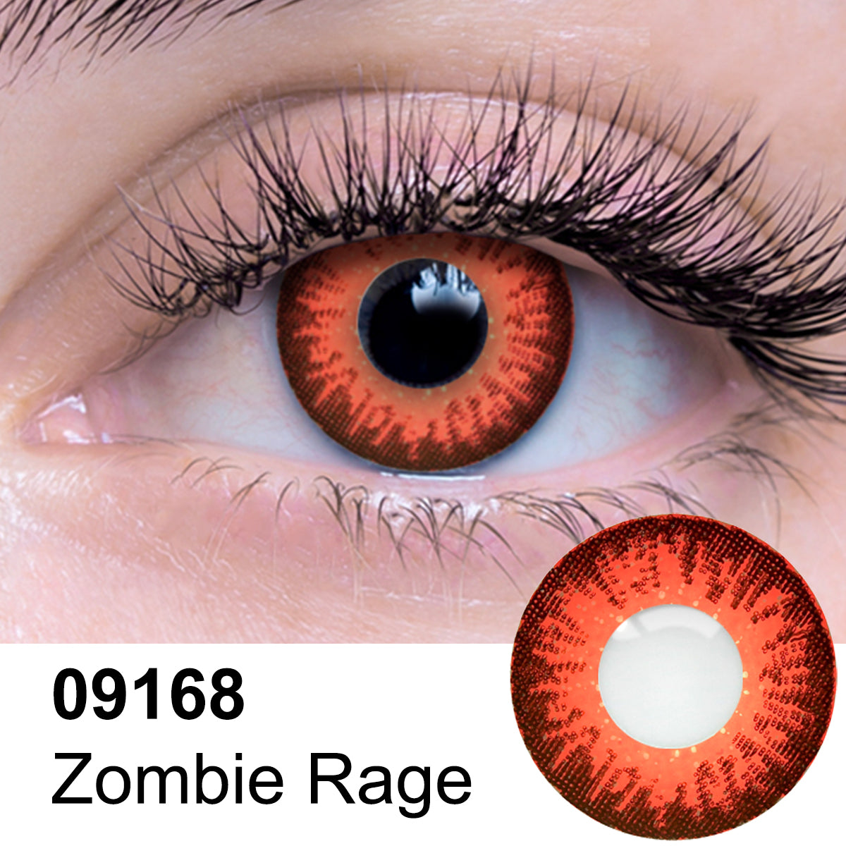 Zombie Rage Contact Lenses