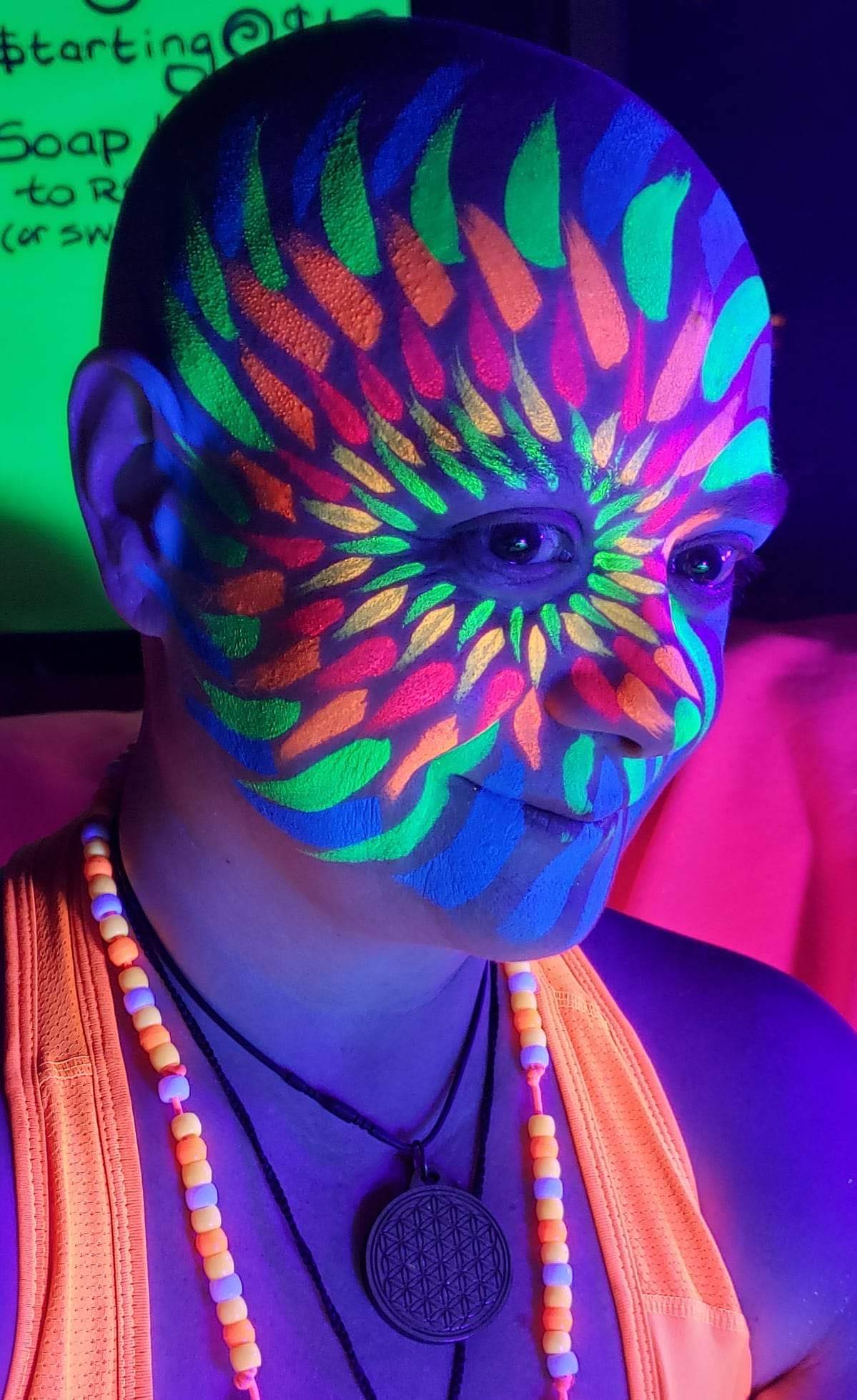 Chromadepth UV Face/Body Painting Class