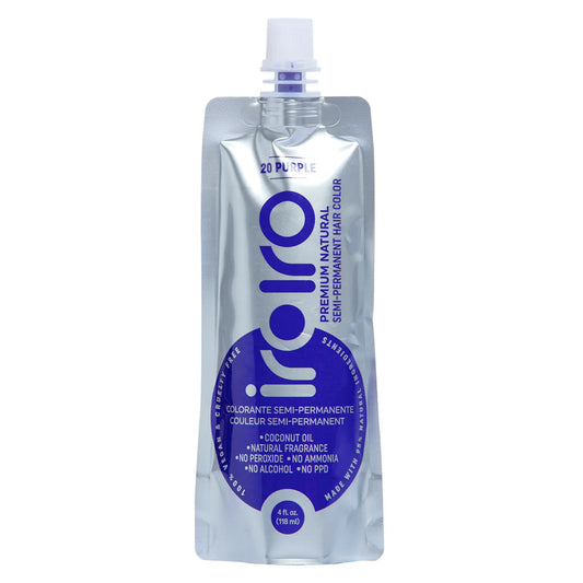 IroIro Semi-Permanent Hair Dye - #20 Purple (Vegan) 4oz