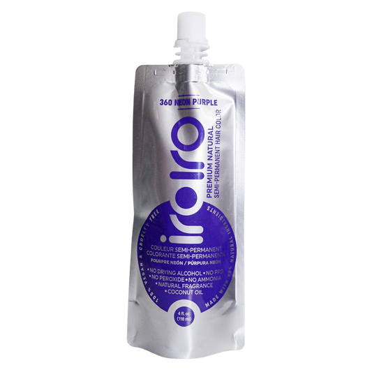 IroIro Semi-Permanent Hair Dye - #360 Neon Purple (Vegan) 4oz