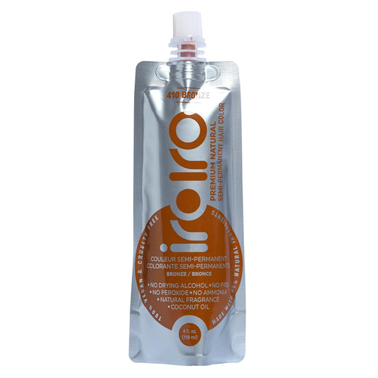 IroIro Semi-Permanent Hair Dye - #410 Bronze (Vegan) 4oz