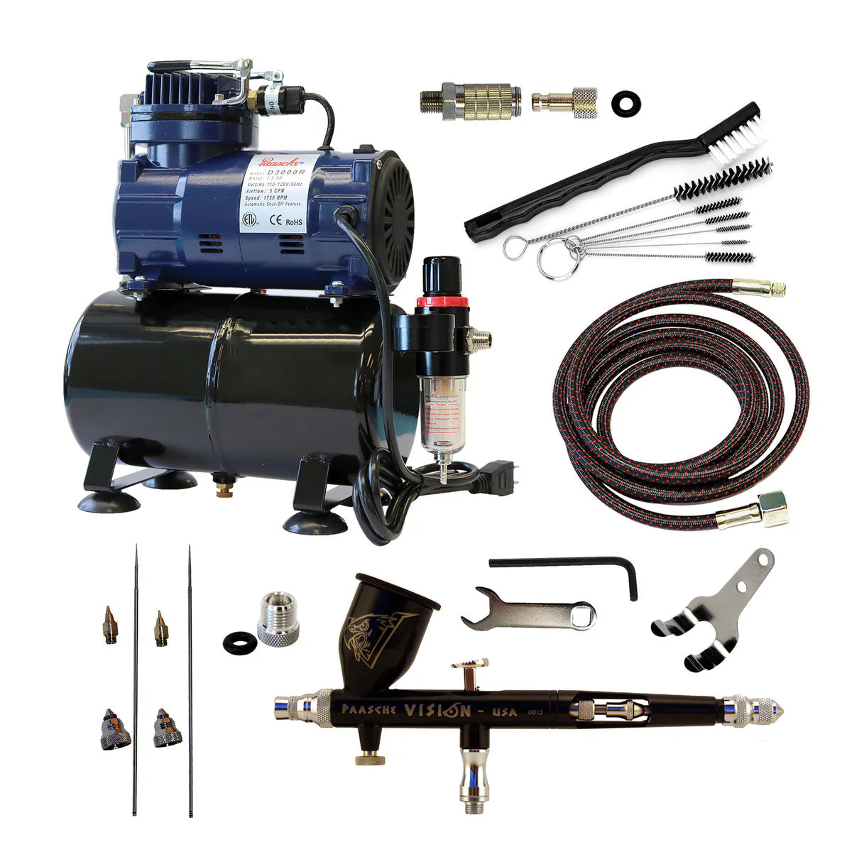 TGX-3000DA Airbrush Package (TGX-2F, D3000R, AC-7 & A-191)