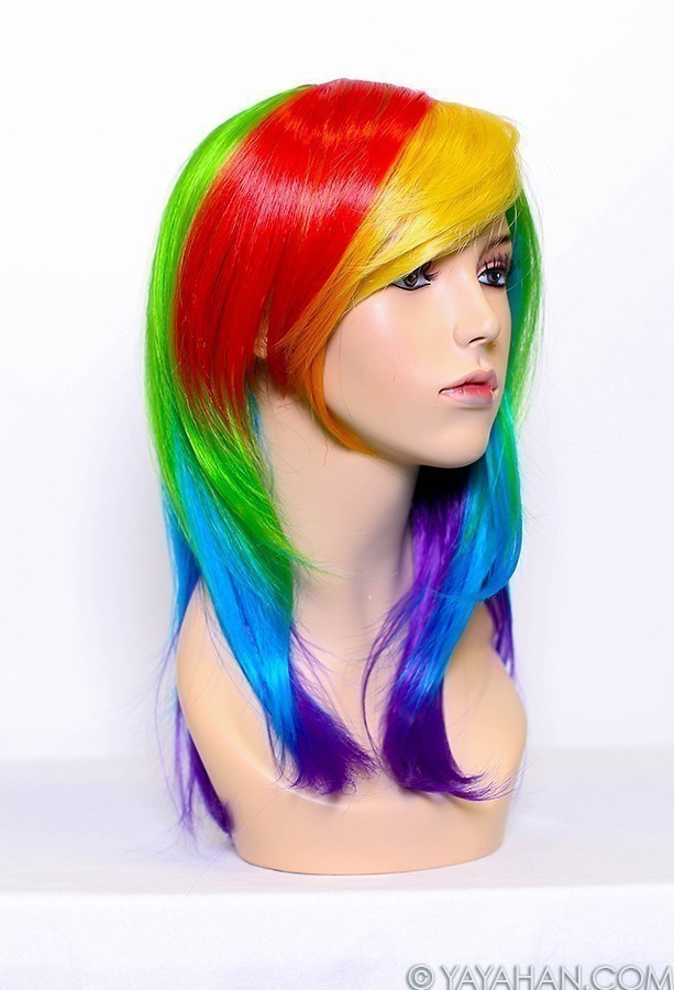 Long Rainbow Wig - Designed By Yaya Han