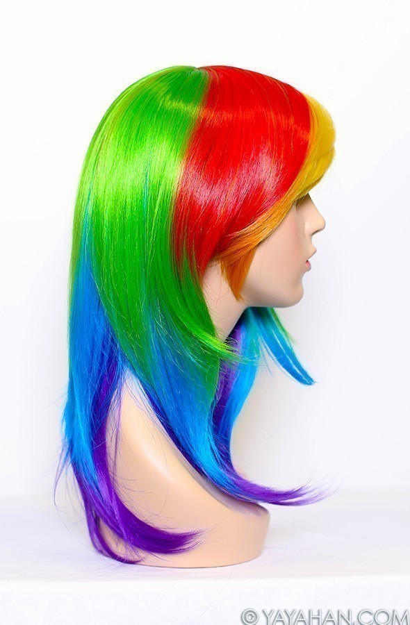 Long Rainbow Wig - Designed By Yaya Han