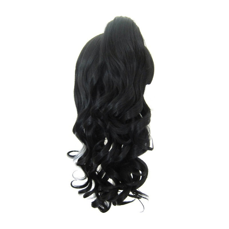 Umeko - Half Natural Black and Half Snow White Split