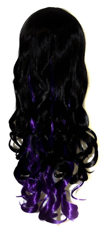 Nia - Natural Black and Indigo Purple