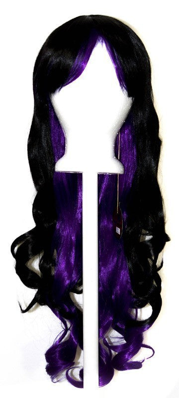 Nia - Natural Black and Indigo Purple
