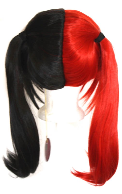 Nanako - Natural Black and Scarlet Red Split