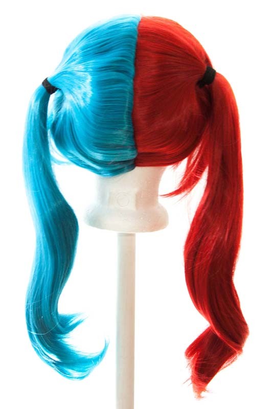 Nanako - Scarlet Red and Peacock Blue