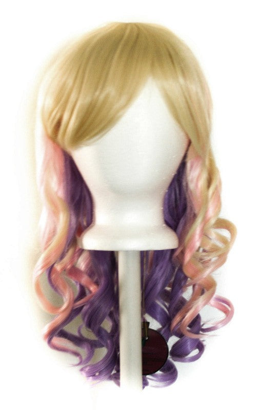Mei - Flaxen Blond, Cotton Candy Pink, Lavender Purple