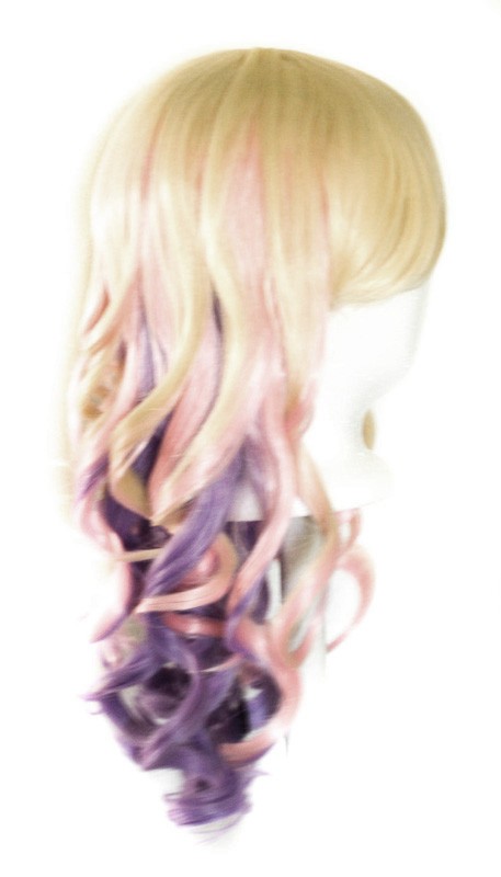 Mei - Flaxen Blond, Cotton Candy Pink, Lavender Purple