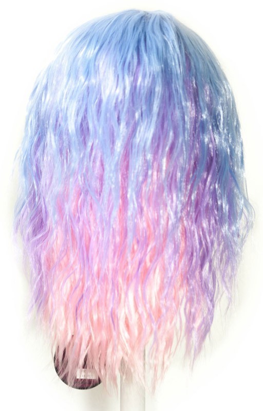 Mari - Saxe Blue, Lavender Purple, Fade Cotton Candy Pink