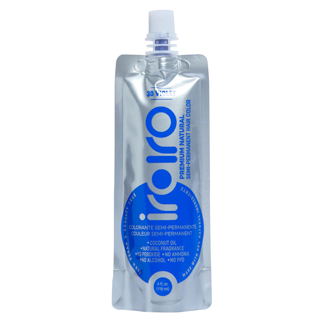 IroIro Semi-Permanent Hair Dye - #30 Violet (Vegan) 4oz