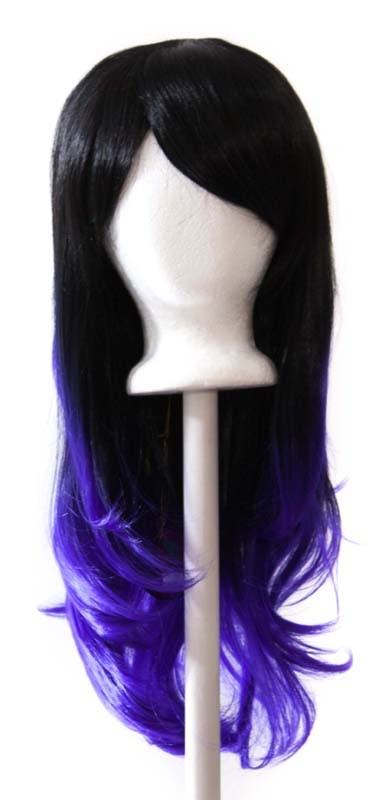 Hina - Natural Black Fade Indigo Purple
