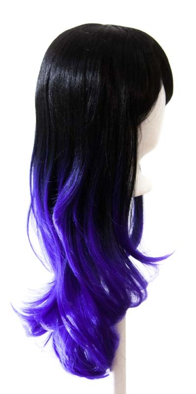Hina - Natural Black Fade Indigo Purple