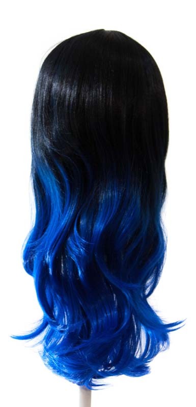 Hina - Natural Black Fade Royal Blue