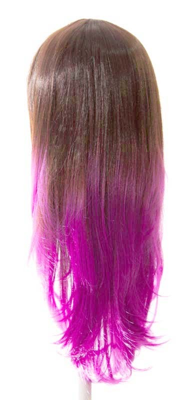 Hina - Chesnut Brown Fade Fuschia Pink