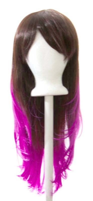 Hina - Chesnut Brown Fade Fuschia Pink