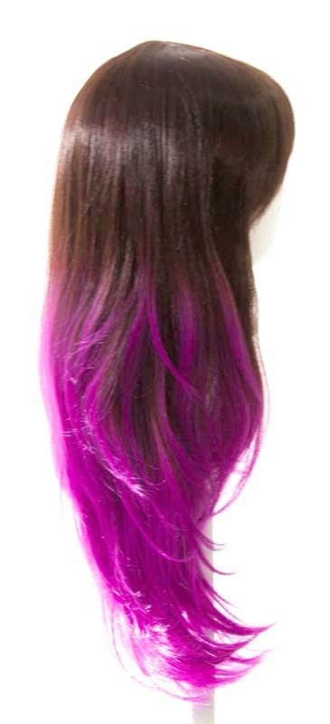 Hina - Chesnut Brown Fade Fuschia Pink