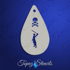 Pirate with Skull and Crossbones