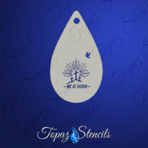 He Is Risen with 3 Crosses of Calvary