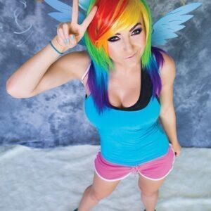 Long Rainbow Wig - Designed By Yaya Han