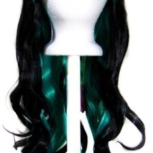 Nia - Natural Black and Seafoam Green