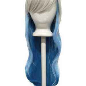 Haku - Fade Silver Gray to Cerulean Blue