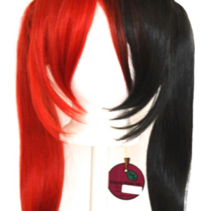 Nanako - Natural Black and Scarlet Red Split