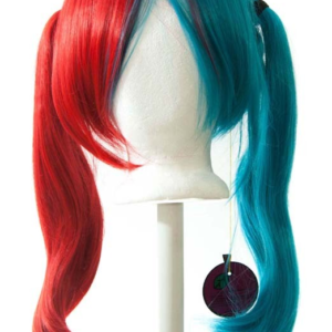 Nanako - Scarlet Red and Peacock Blue