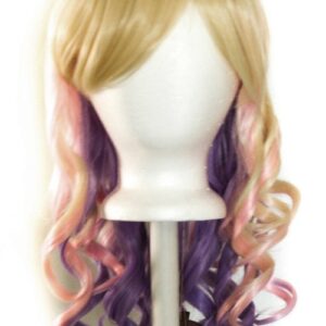 Mei - Flaxen Blond, Cotton Candy Pink, Lavender Purple