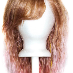Mari - Auburn Brown Fade Cotton Candy Pink