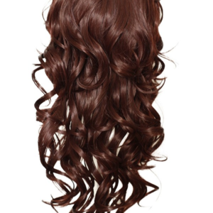 Aya - Caramel Brown with Cool Gray Bangs