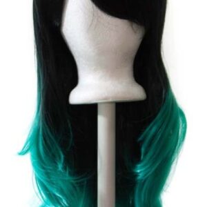 Hina - Natural Black Fade Seafoam Green