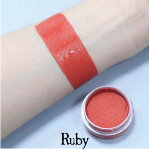 Ruby Red Elevate Aqua — Professional Water-Activated Makeup (30g)